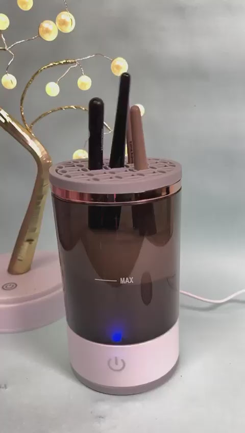 Best Makeup Brush Cleaner – Rechargeable and Portable Electric Cleaner, video 